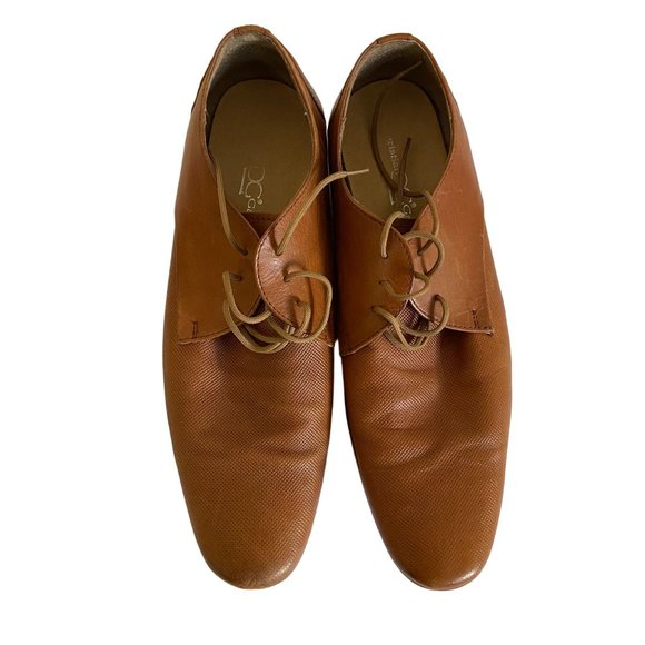 Christian Gallery Dress Shoes Mens Brown Genuine Leather US 10.5 - Picture 2 of 8